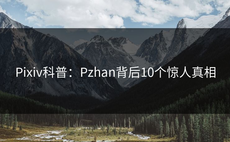 Pixiv科普：Pzhan背后10个惊人真相